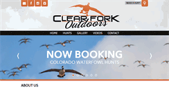 Desktop Screenshot of clearforkoutdoors.com